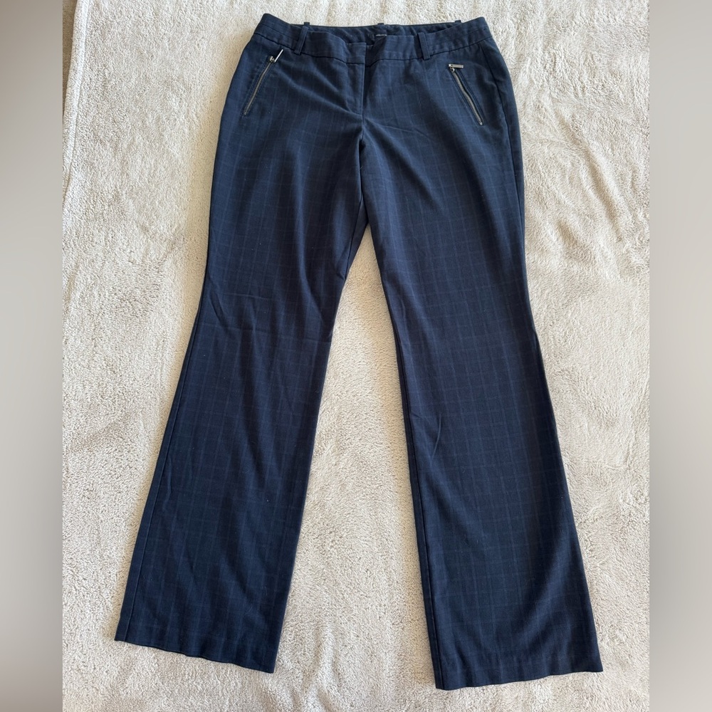 Worthington Modern Fit Navy Trousers